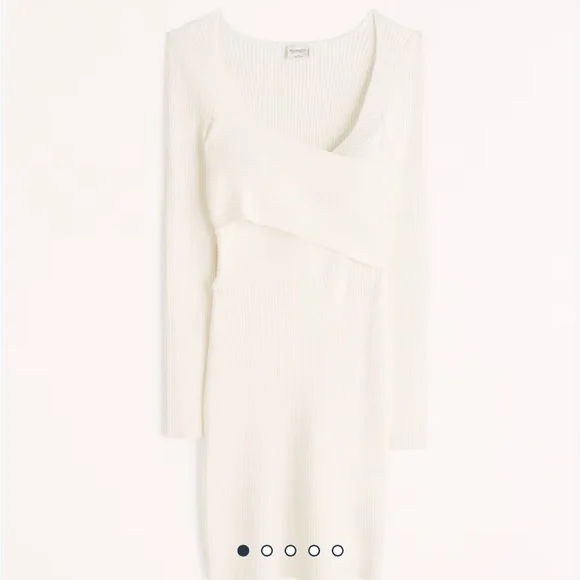 Abercrombie & Fitch | Dresses | Longsleeve Wrapfront Mini Sweater Dress Af  | Poshmark